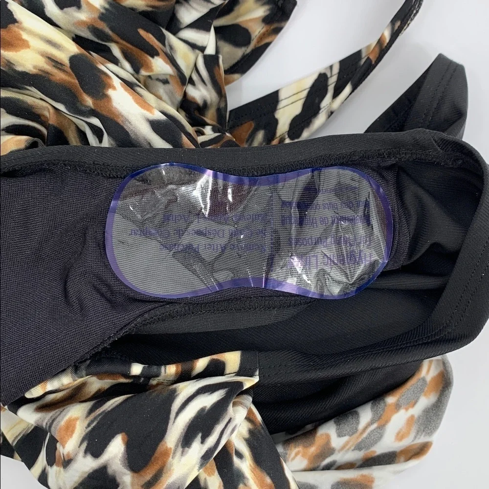 Miraclesuit Fur Realz Eclat One-Piece Swimsuit tank leopard print brown new 8